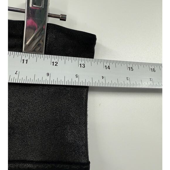 Spanx Leggings Womens Medium Quilted Faux Leather Shiny Pull on Moto Pants - Picture 7 of 9